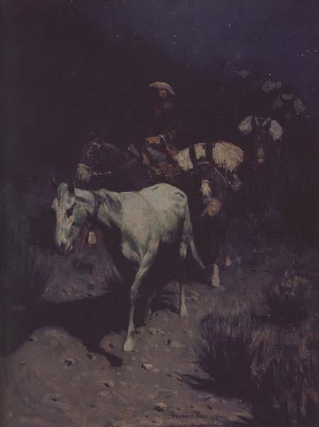 Frederic Remington The Bell Mare (mk43) oil painting image